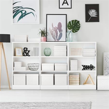 Úložný box, veľkosť L, ESSELTE "Home", biela 5