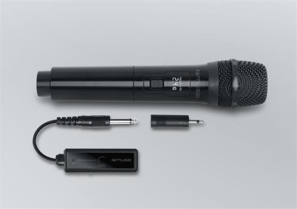 Bezdrôtový mikrofón MUSE "MC-30WI", čierny 2
