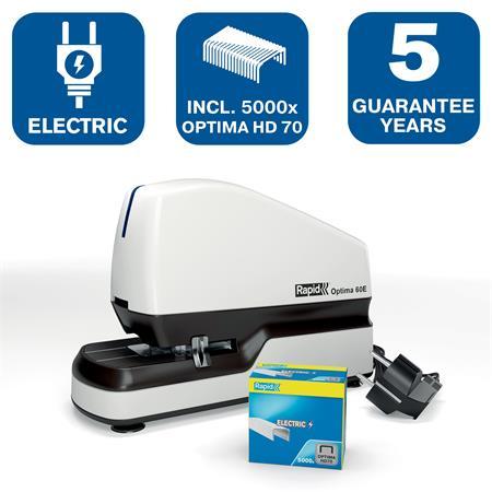 Zošívačka, elektrická, 60 listov, RAPID "Optima 60E" 4