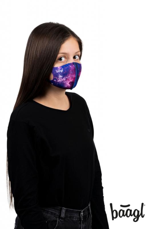 BAAGL Antibakteriálne rúško pre deti Galaxy 2
