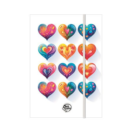 Box na zošity, A4, OPTISCHOOL "Love"