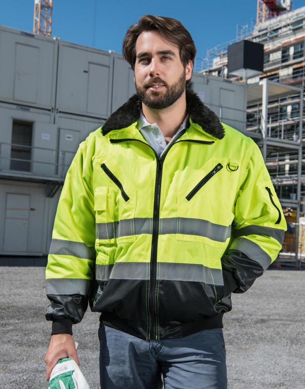Vysoko reflexná Pilot bunda "Oslo"
