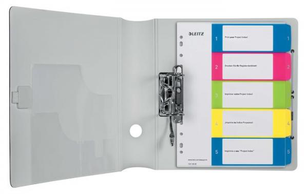 Register, A4 Maxi, 1-5, LEITZ "Wow" 3