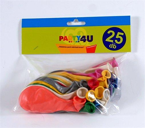 . Balón, 26 cm, perleťový, mix farieb