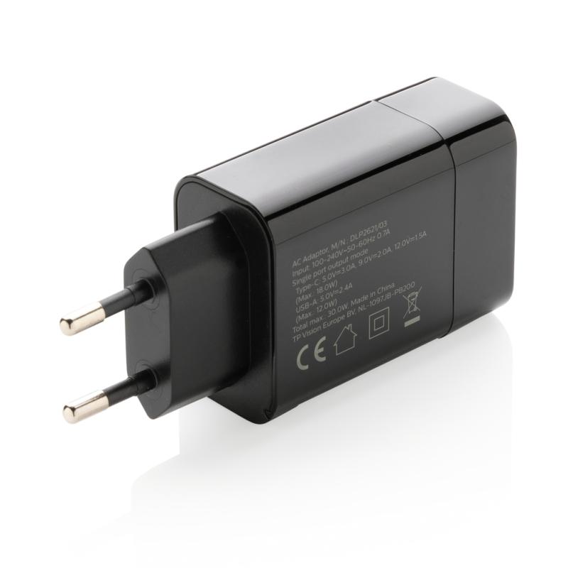 Ultra rýchly PD nabíjací adaptér Philips čierna 2