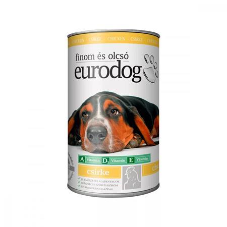 Krmivo pre psy, konzerva, 1240 g, EURODOG, s kuracím mäsom 1