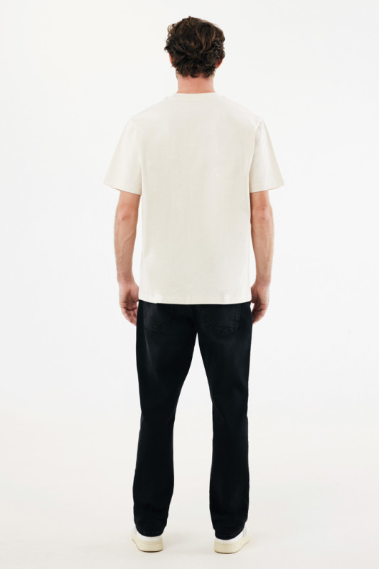 IQONIQ Nikko tričko z hrubej recyklovanej bavlny natural raw XS 7