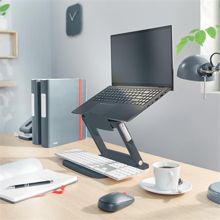Stojan na notebook, nastaviteľný, LEITZ "Ergo", sivá 6