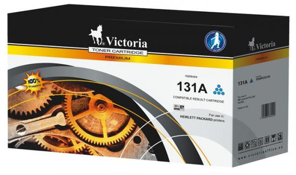 CF211A toner do tlačiarne LaserJet Pro 200 M276N, VICTORIA, 131A, modrý, 1,8k