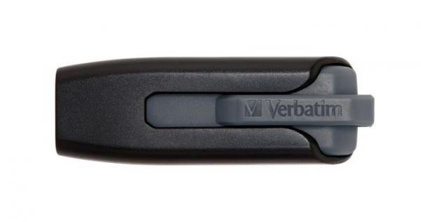 USB kľúč, 256GB, USB 3.0, 80/25 MB/sec, VERBATIM "V3", čierny-sivý 2