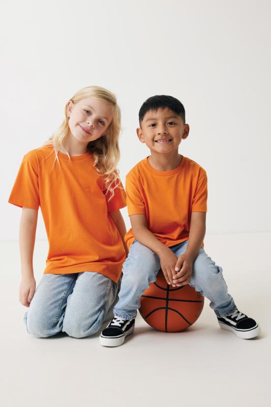 Detské tričko IQONIQ Koli z recykl. bavlny oranžová 11-12r (146-152cm) 6