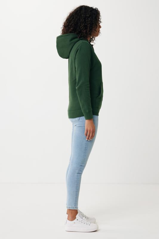 Ľahká mikina s kapucňou IQONIQ Rila z recykl. bavlny forest green XS 11