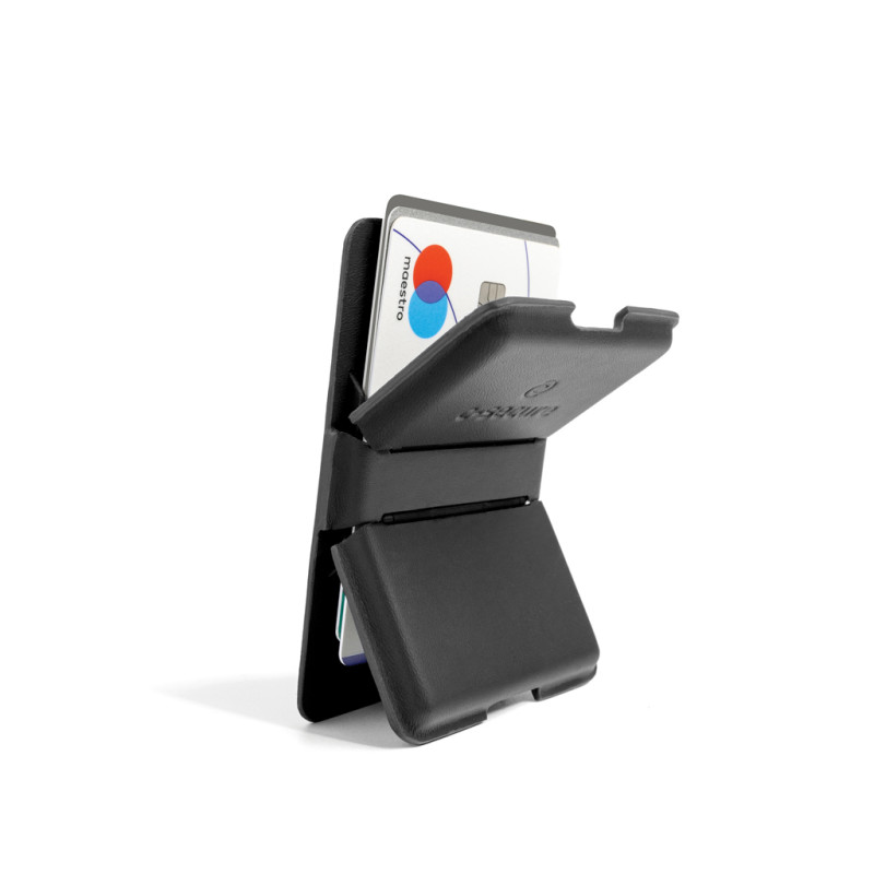 C-Secure MagSafe kartové púzdro na telefón čierna 1