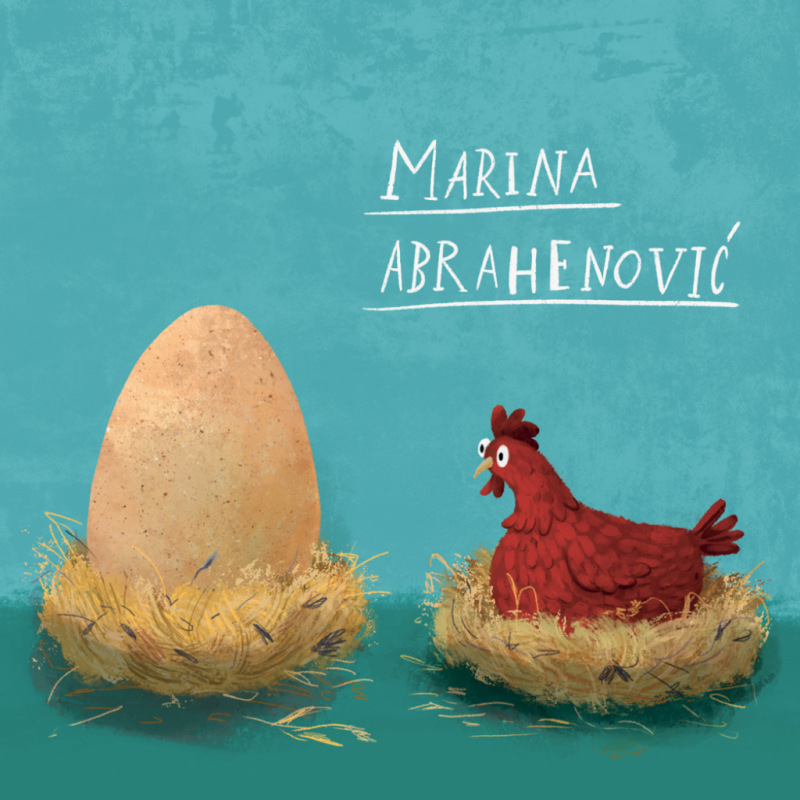 NOTIQUE Poznámkový kalendár Chicken Artists 2027, 30 x 30 cm 5
