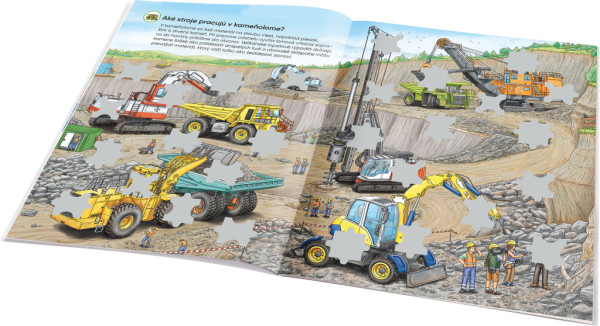 Môj prvý samolepkový zošit – STAVEBNÉ STROJE 1