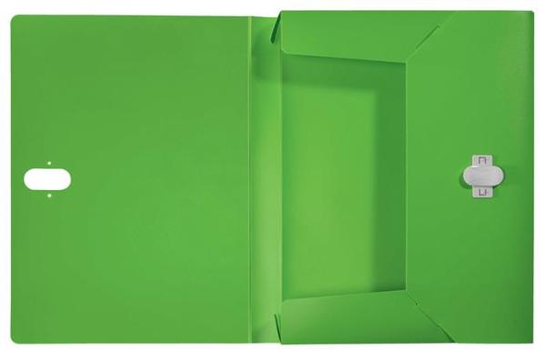 Box na dokumenty, 38 mm, PP, A4, LEITZ "Recycle", zelená 4