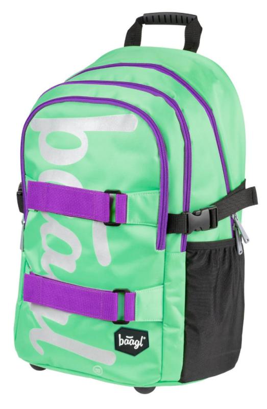 BAAGL Školský batoh skate Mint 1