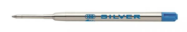 Náplň do guľôčkových pier, 0, 8 mm, ICO "Silver", modrá 1