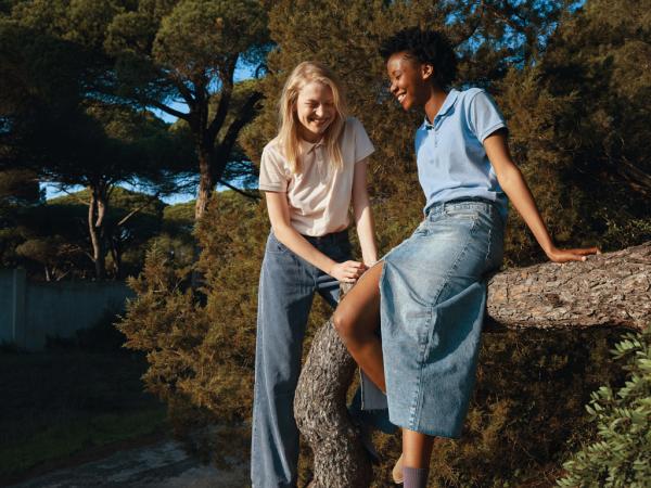 Dámske polo tričko IQONIQ Yosemite z recykl. bavlny sky blue M 13