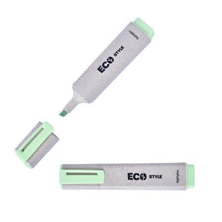 Zvýrazňovač, 1-4 mm, FLEXOFFICE "HL05 Eco Style", zelená 1
