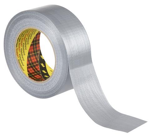 Lepiaca páska, vynilová, 48 mm x 50 m, 3M SCOTCH "Duct", strieborná 1