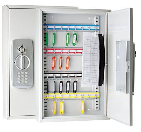 Skrinka na kľúče s elektronickou zámkou, 32 ks kapacita, WEDO 1