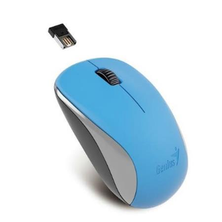 Myš, bezdrôtová, optická, štandardná veľkosť, GENIUS "NX-7000" modrá 1
