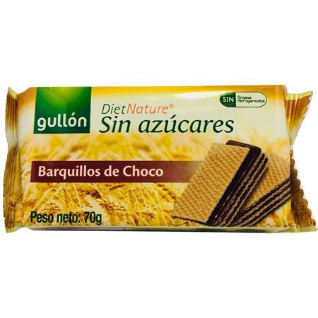 Oblátka, bez cukru, 60 g, GULLÓN, kakaová 1