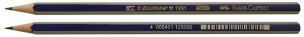 Grafitová ceruzka, 2B, šesťhranná, FABER-CASTELL "Goldfaber" 1