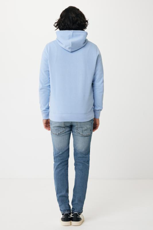 Ľahká mikina s kapucňou IQONIQ Rila z recykl. bavlny sky blue XXL 6