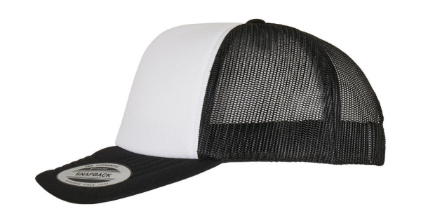 Classic Curved Foam Trucker šiltovka– White Front 1