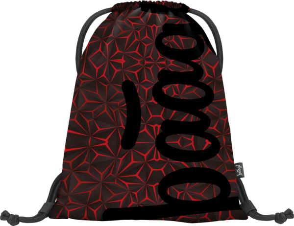 BAAGL SADA 3 Red Polygon: batoh, peračník, vrecko 14