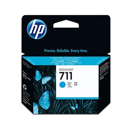 CZ130A náplň do tlačiarne DesignJet T120,T520, HP 711, modrá, 29 ml 1