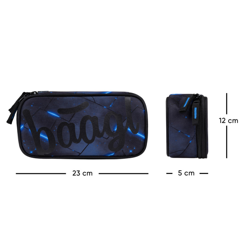 BAAGL Školský peračník etui Flash GRS 3