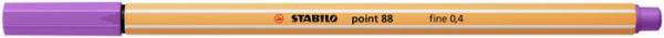 Liner, 0,4 mm, STABILO "Point 88", slivková 2