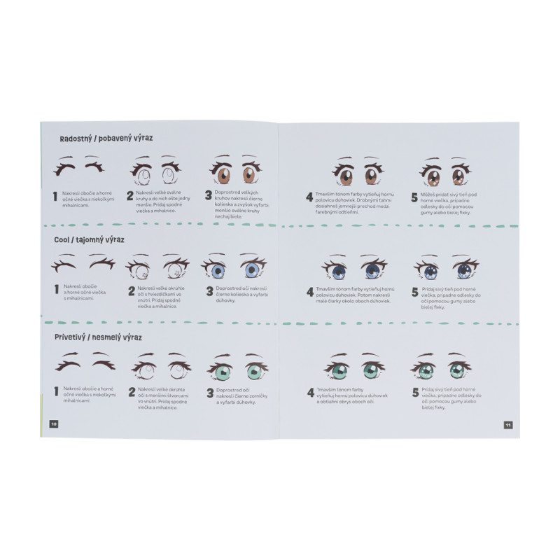 Ako kresliť KAWAII MANGA: POSTAVY – Krok za krokom s MISAKO 3