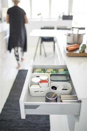 Úložný box, plastový, 1,5 l, SMARTSTORE "Compact S", biely 4