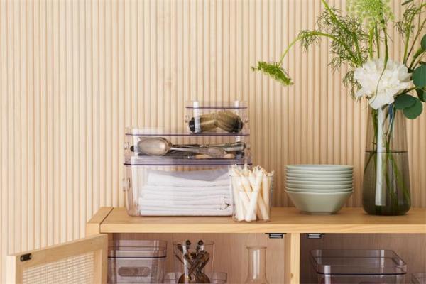 Úložný box, plastový, 5,3 l, SMARTSTORE "Compact Clear M", priehľadný 4