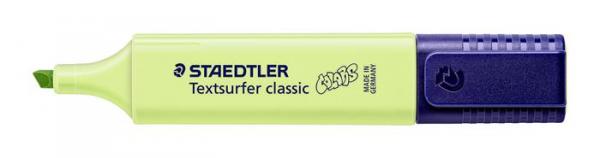 Zvýrazňovač, 1-5 mm, STAEDTLER, "Textsurfer Classic Pastel", limetkový 2