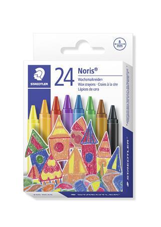 Voskovky, STAEDTLER "Noris Club", 24 rôznych farieb
