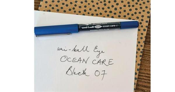 Roller, 0,5 mm, UNI "UB-157 Ocean Care", čierny 3