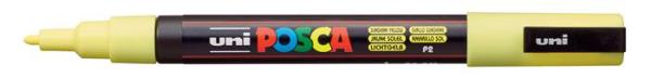 Dekoračný popisovač, 0,9-1,3 mm, UNI "Posca PC-3M", žltá 1