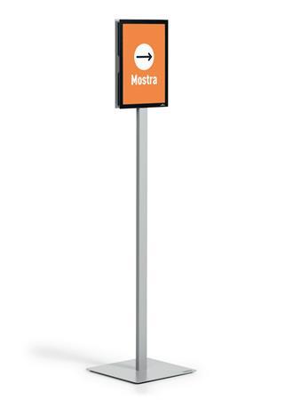 Podlahový stojan, A4, DURABLE "INFO STAND BASIC", antracitovo-sivá 1