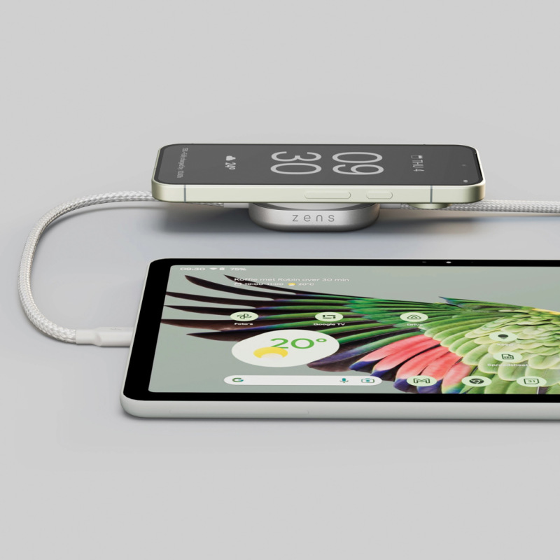 Zens nabíjací kábel USB-C – C Pro 2 biela 6