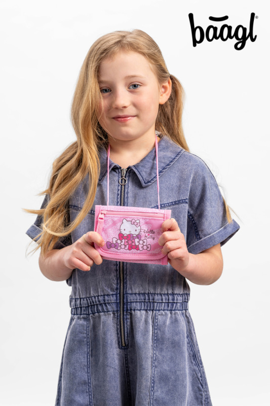 BAAGL SADA 5 Zippy Plus Hello Kitty Sweet Leopard: aktovka, peračník, vrecko, zástera, peň 15