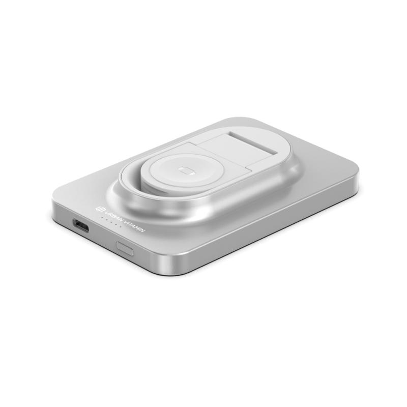 Powerbanka 5000mAh Urban Vitamin Malibu z RCS alu a plastu strieborná 11