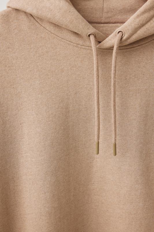 Nefarbená mikina s kapucňou IQONIQ Torres z recykl. bavlny heather brown XXXL 4