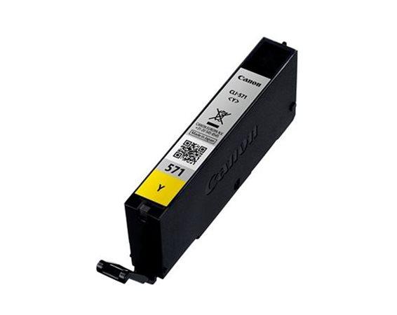 CLI-571Y náplň pre tlačiarne Pixma MG5750, 6850,7750, CANON žltá, 7 ml 1