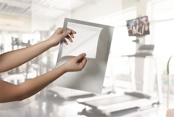 Informačný panel, A4, samolepiaci, na písanie poznámok, DURABLE DURAFRAME® "NOTE", striebo 2