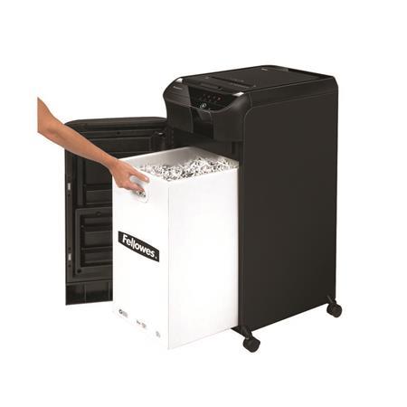 Skartovací stroj, mikro krížový rez, 600 listov, FELLOWES "AutoMax 600M", čierna 3
